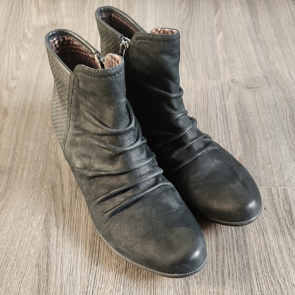 Rockport Cobb Hill Gratasha Panel leather ankle boots, size 9 - Picture 1 of 12